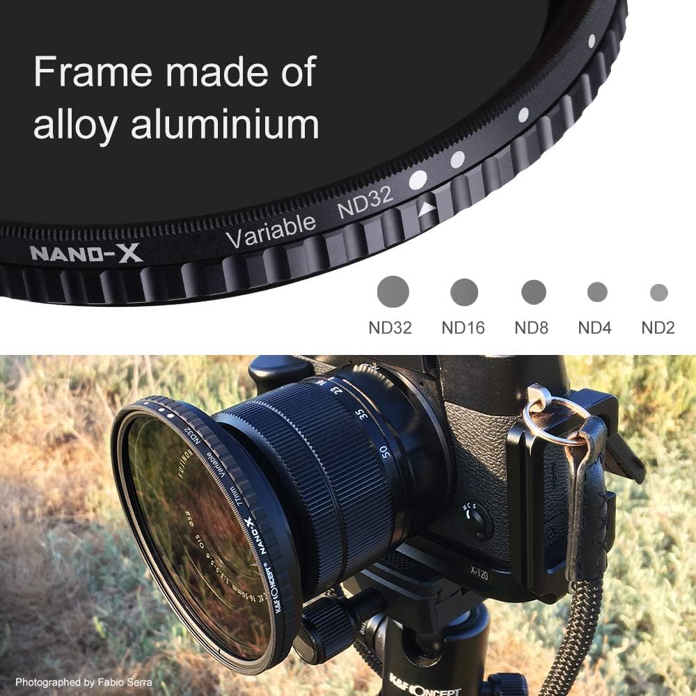 77mm Variable ND Filter ND2 to ND32 E5890