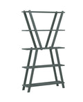 Gray Wood Bookcase O672