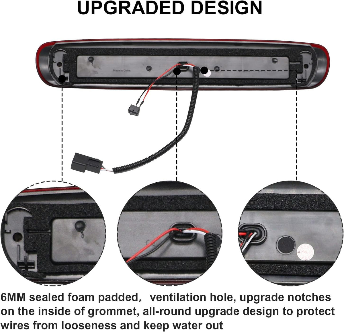Third Brake Light LED Cab Roof Light Assembly D31793
