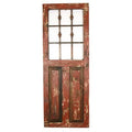 Red Architectural Window Wall Decor E856947
