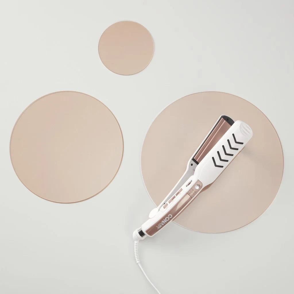 Rose Gold Double Ceramic Flat Iron H121