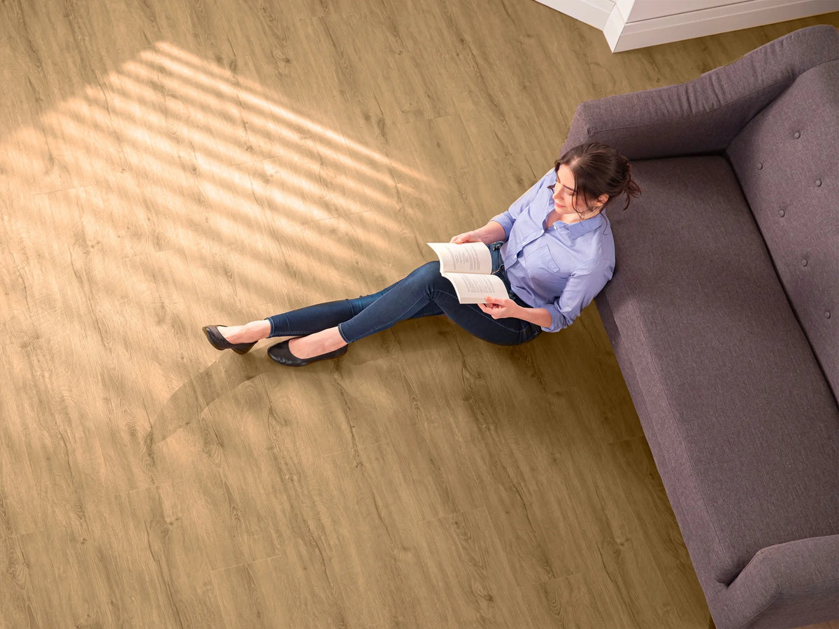 Natural Oak 5MM LVP Flooring 800 Sq ft F94412