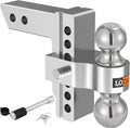 Adjustable Aluminum Trailer Hitch with Double Stainless Steel Locks H103639