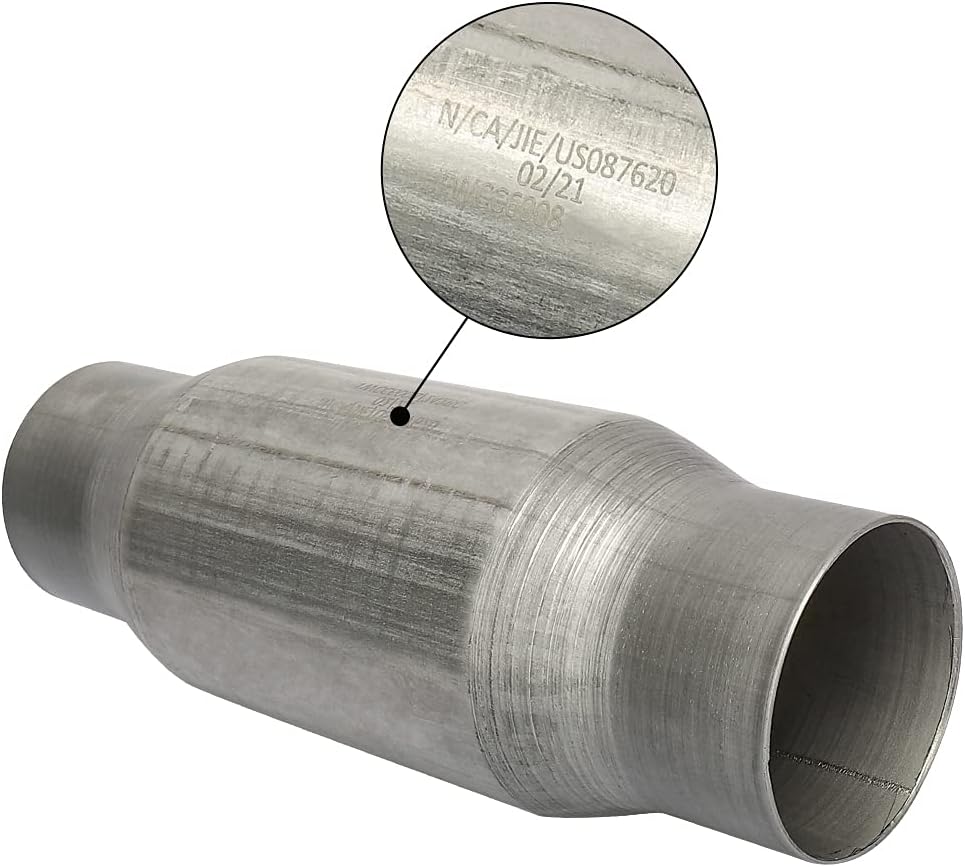 2 Pack Universal Catalytic Converter with Exhaust Pipe T7283