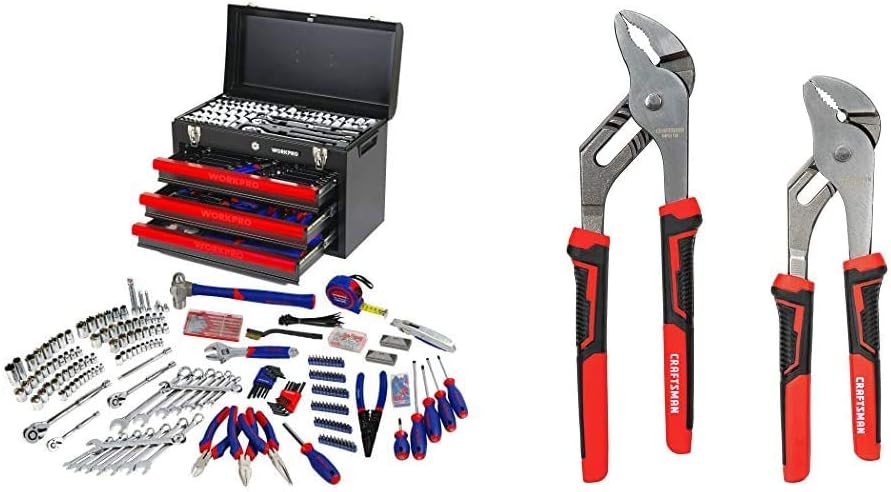 408-Piece Mechanics Tool Set with 3-Drawer Metal Box N468