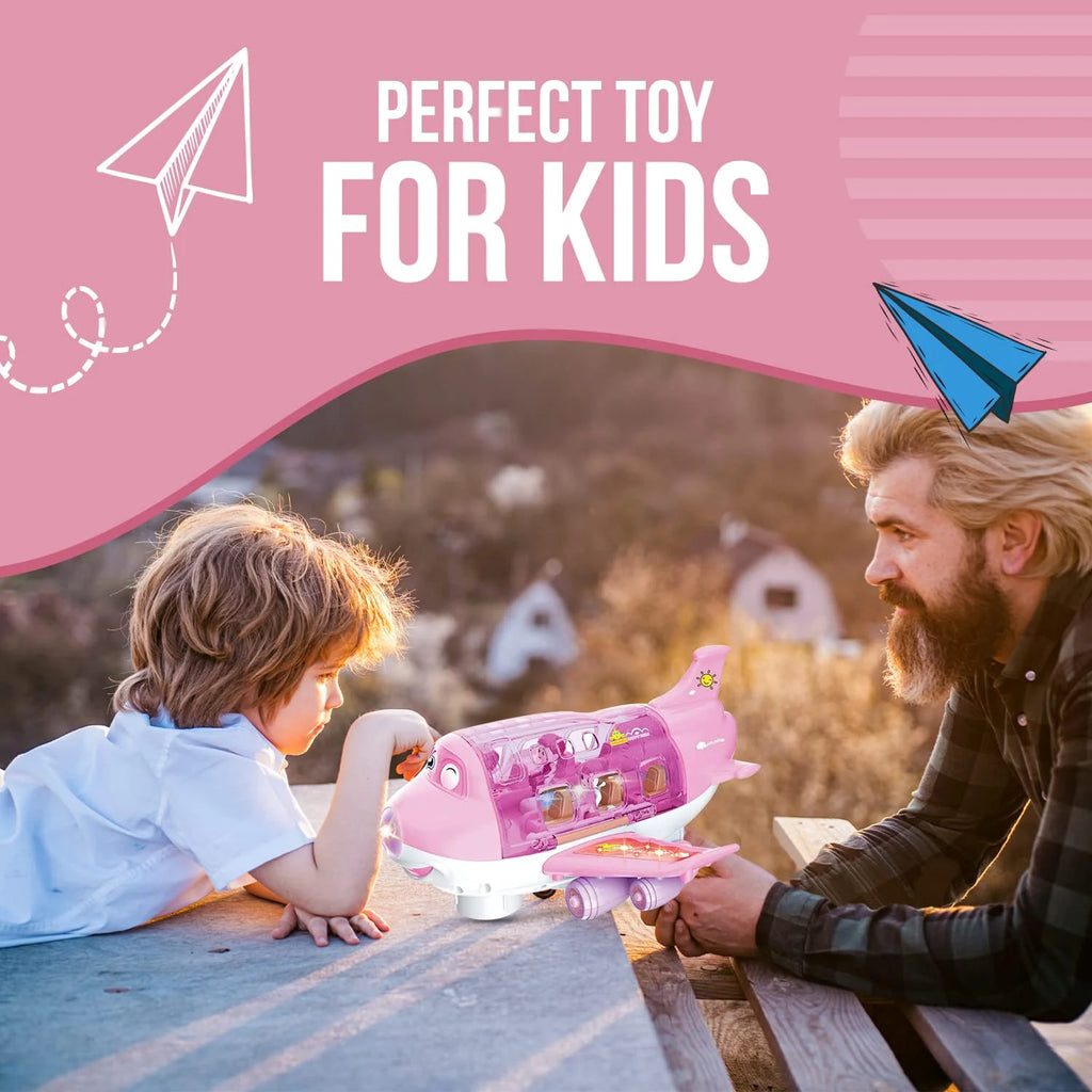 Kids' Play Airplanes with LED Flashing Lights and Sounds U68153