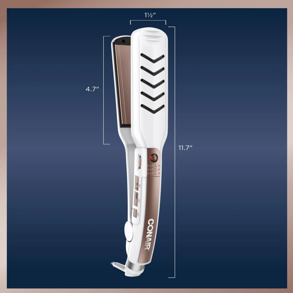 Rose Gold Double Ceramic Flat Iron H121