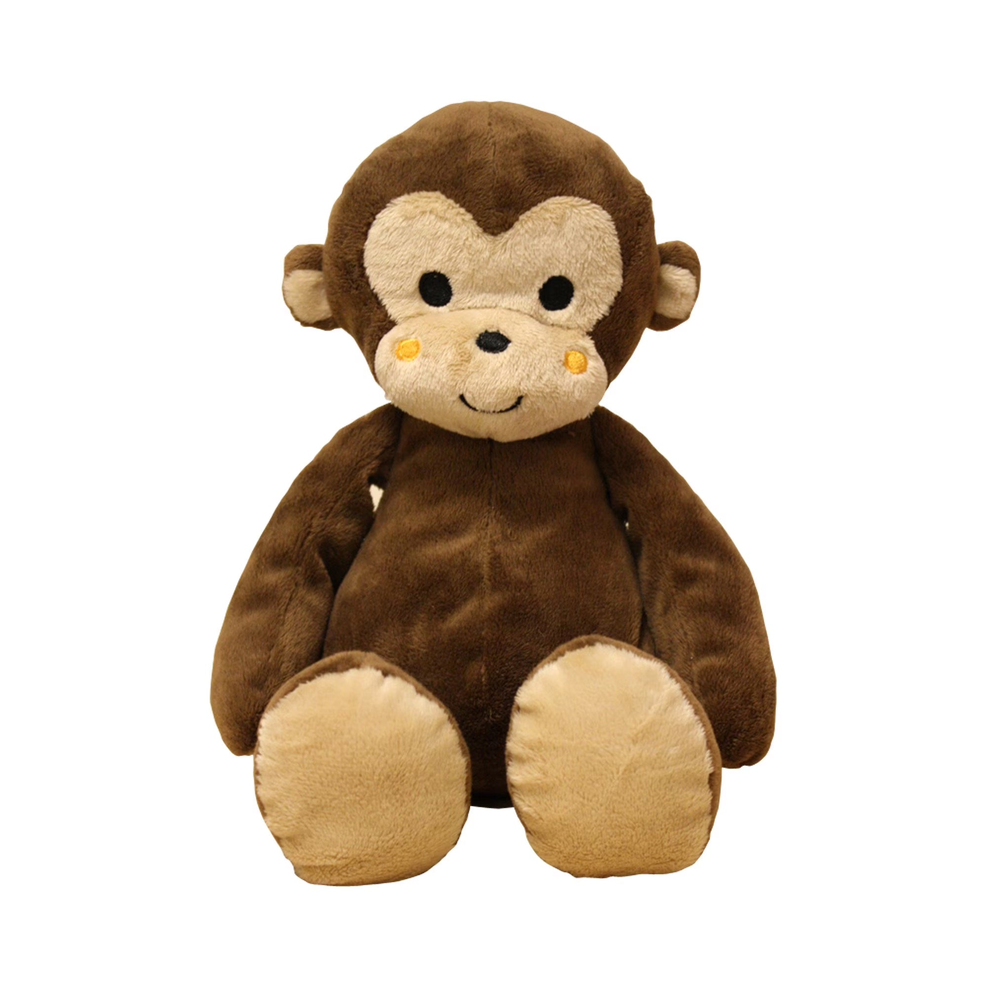 Brown Plush Monkey Stuffed Animal G875