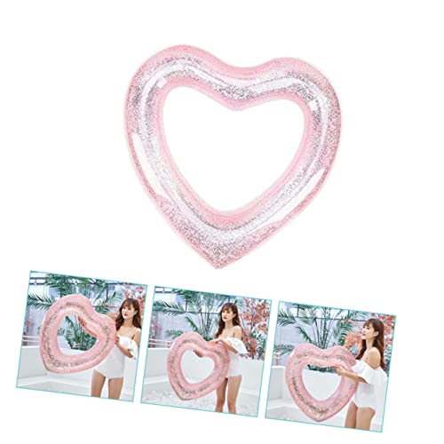 Heart-Shape Inflatable Swimming Pool Ring Float O274