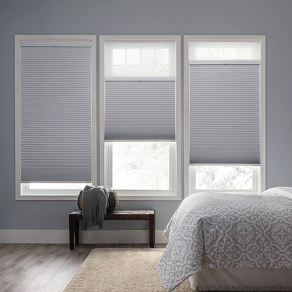 Cordless Day/Night Cellular Shade in Snow F9648