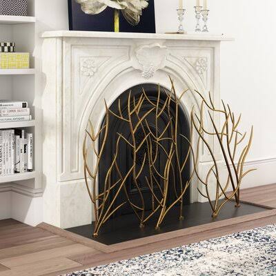 Iron Fireplace Screen M724359