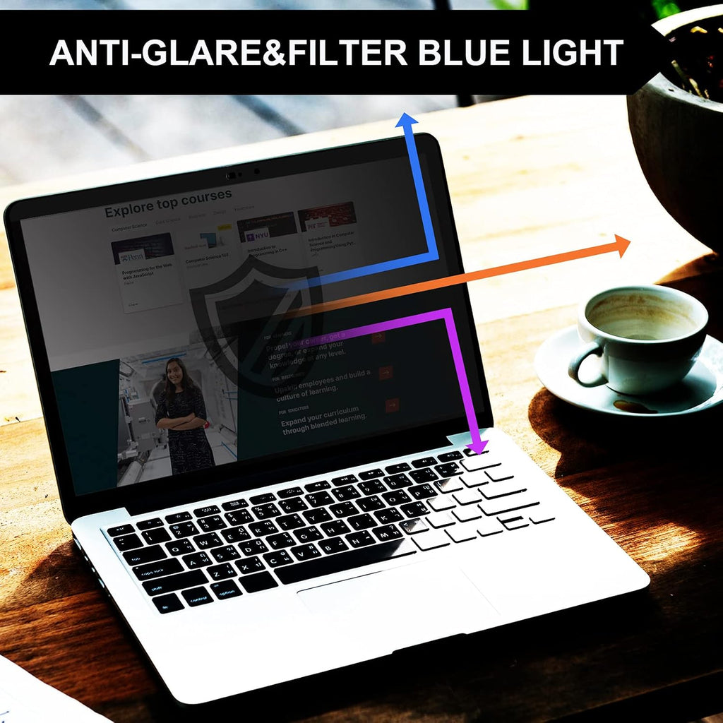 Magnetic Removable Anti Glare Blue Light Screen Protector for MacBook Pro 13 Inch with Camera Cover C826810