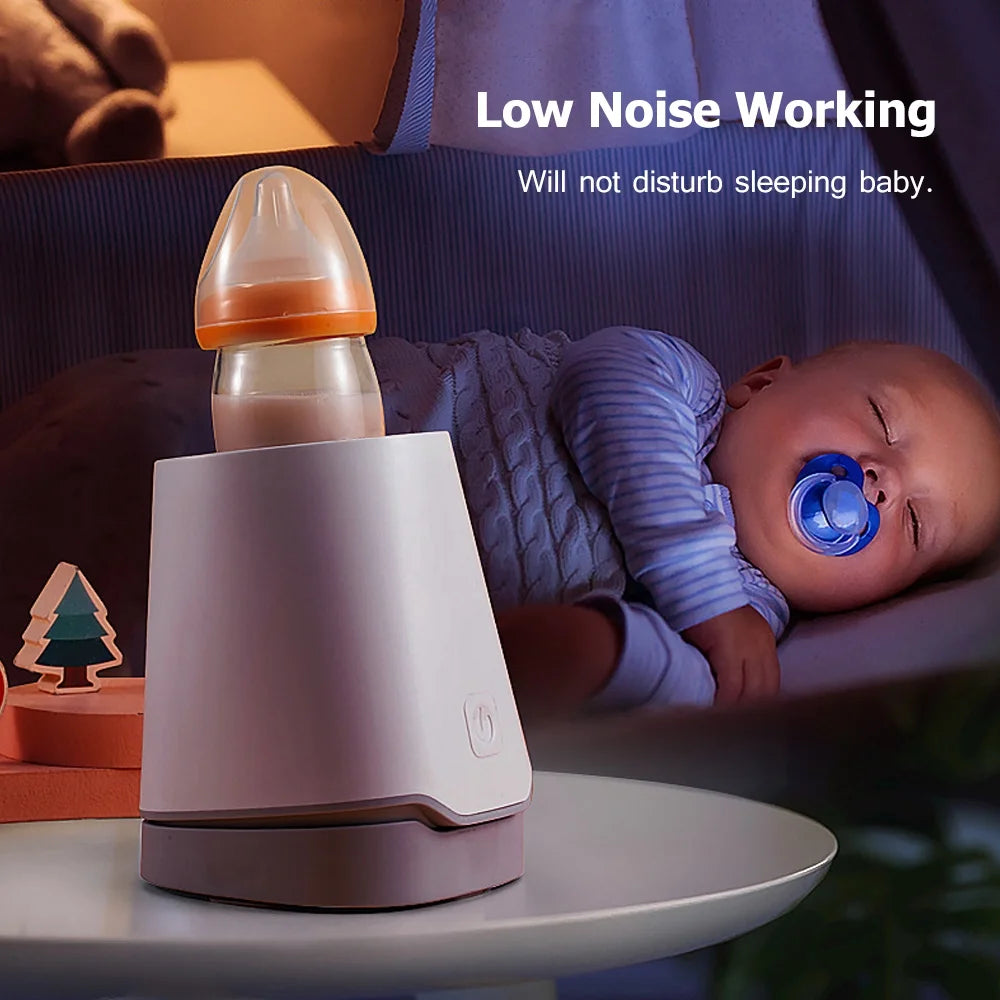 Portable Electric Baby Milk Bottle Shaker with Inclined Base, 3 Levels Timing, Built in Battery C669443