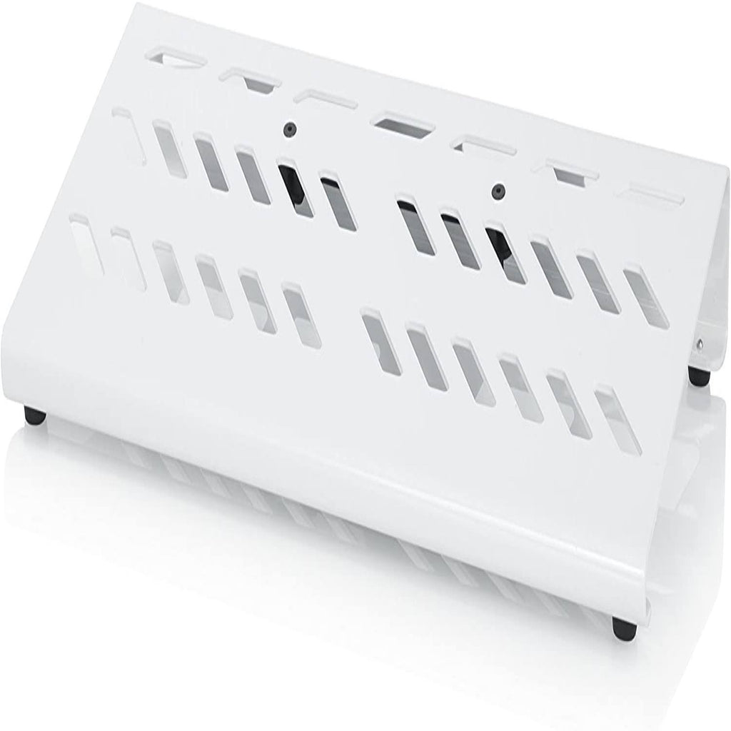 Aluminum Pedal Board with Carry Bag, White, Large Y5015