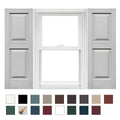 12 x 43 Vinyl Raised Panel Shutter, 1 Pair X77907