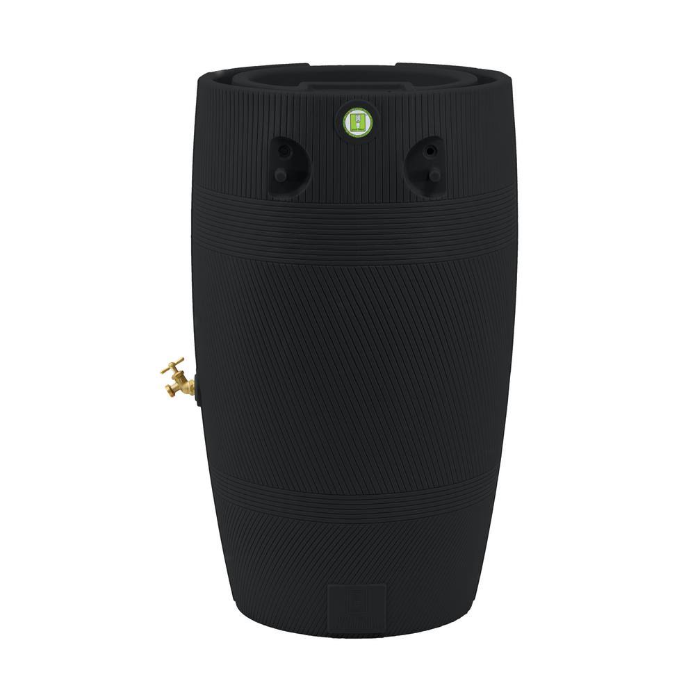 Black 50 gal. Rain Saver Recycled Material M364