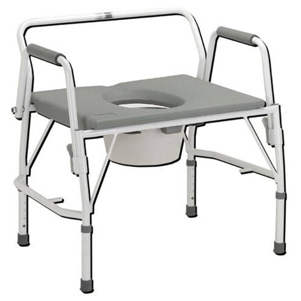 Deluxe Bariatric Drop Arm Commode O613