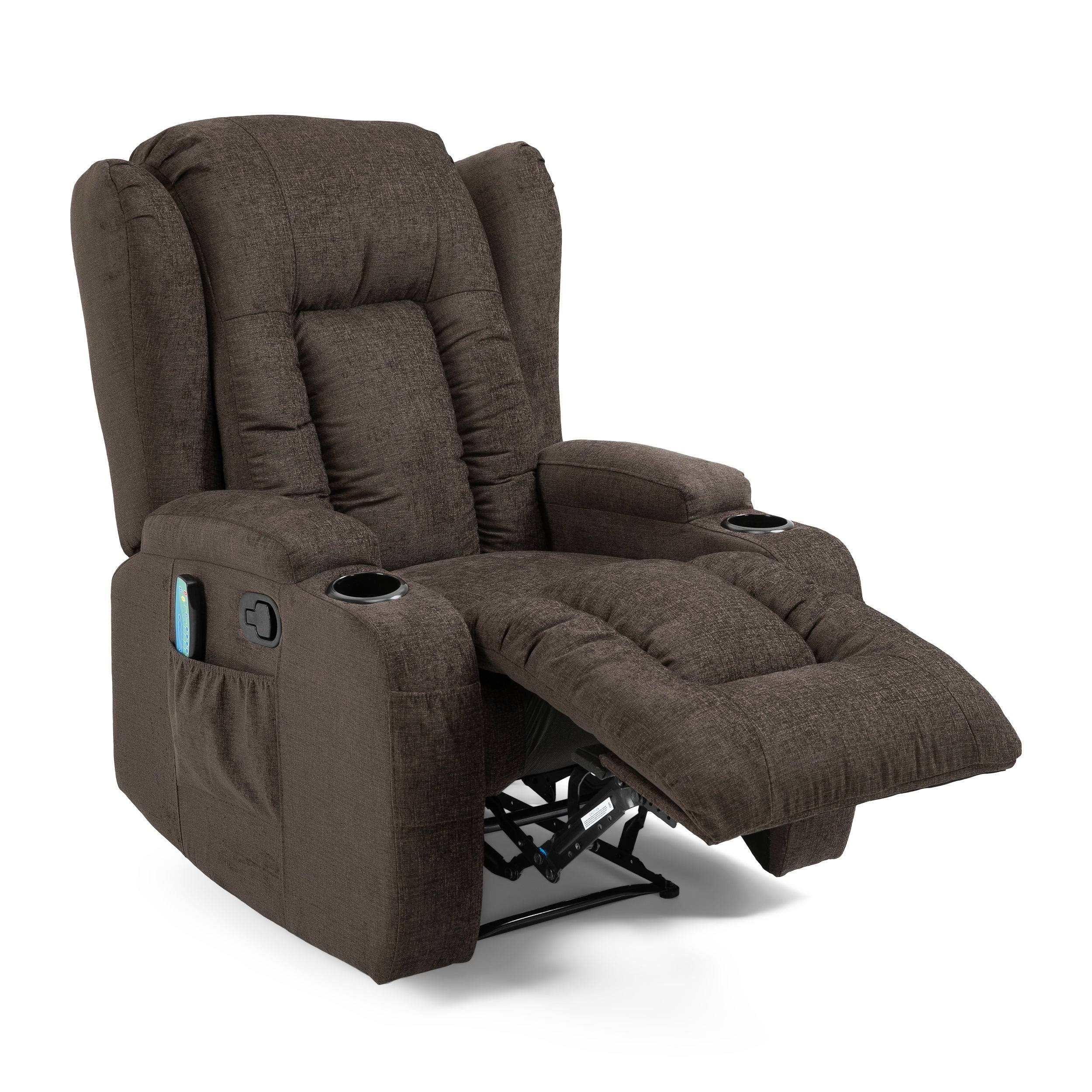 Brown Massage Recliner Y30895