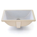 Rectangular Vitreous China Undermount Bathroom Sink C311