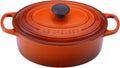 3.5 Quart Enameled Cast Iron Oval French Oven F981