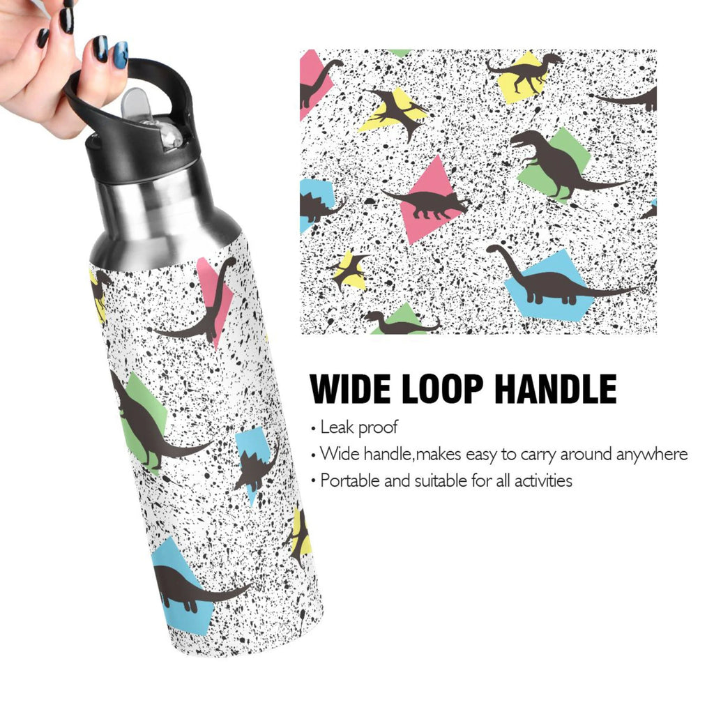 Stainless Steel Insulated Water Bottle with Straw Lid Z574