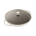 White 12-in Cast Iron Round Steam Grill E6554