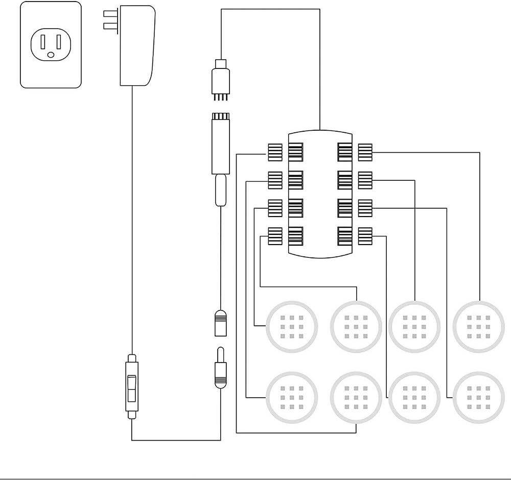 RGB Dimmable Under Cabinet Light Kit, Pack of 2 K33662