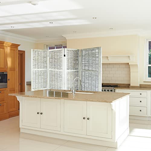 Room Divider Screen Wood Freestanding Q850