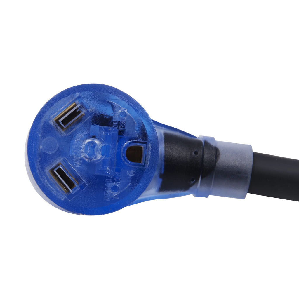 30 Amps RV Extension Cord with Lighted End, 30-feet Y2908