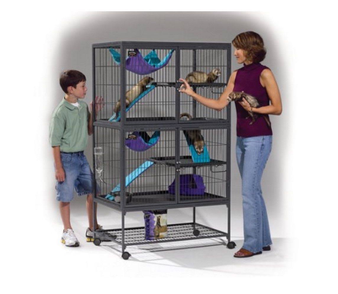 Gray Double Unit Cage A5081