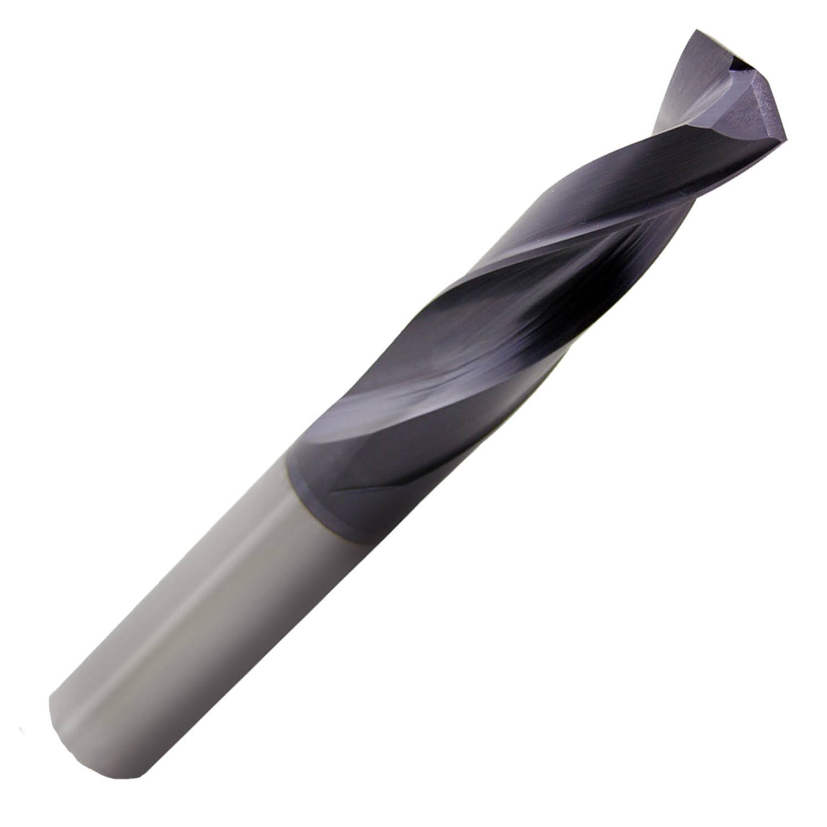 1/4x22 Diameter Standard Length 2 Flute nACo Coated Solid Carbide Drill 140° Point Z510449
