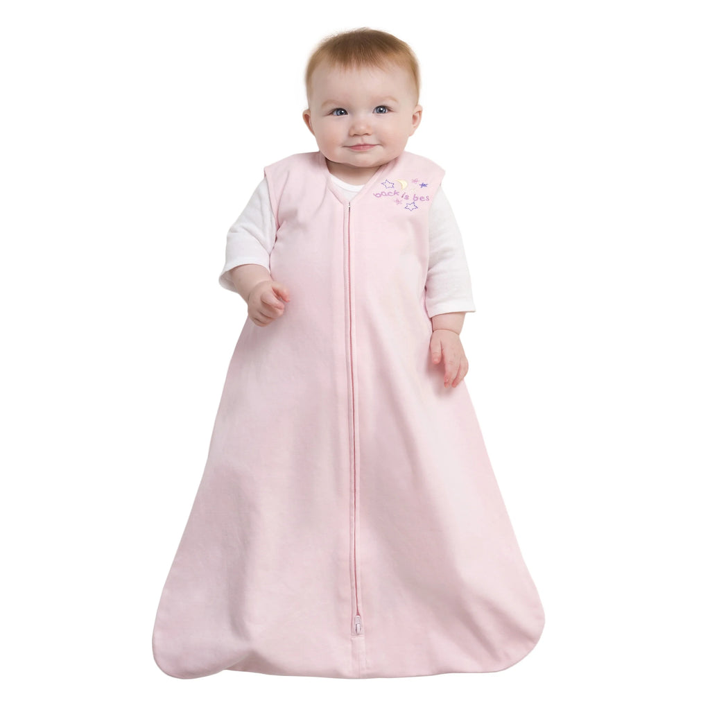 100% Cotton Wearable Blanket, Soft Pink, Medium W972925