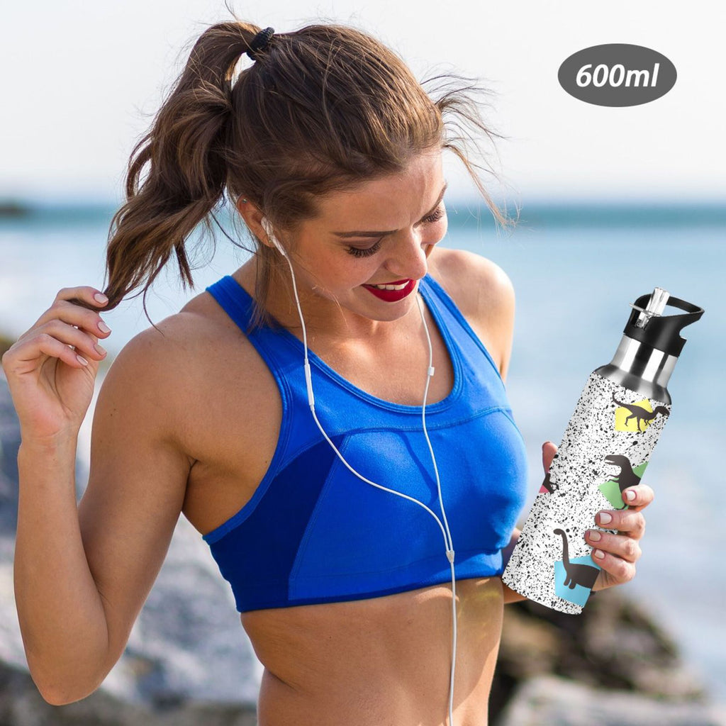 Stainless Steel Insulated Water Bottle with Straw Lid Z574