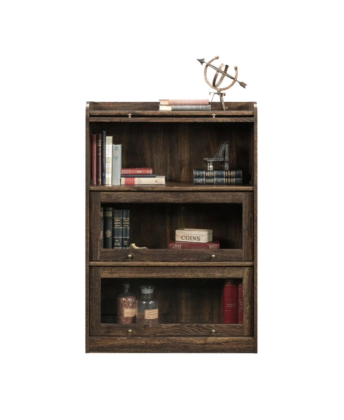 3-Shelf Bookcase, Iron Oak I796