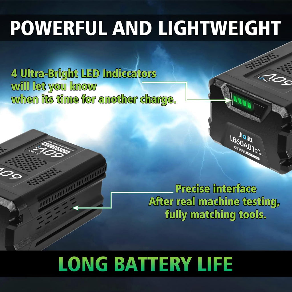 60V 5.0Ah Lithium Ion Replacement Battery R945
