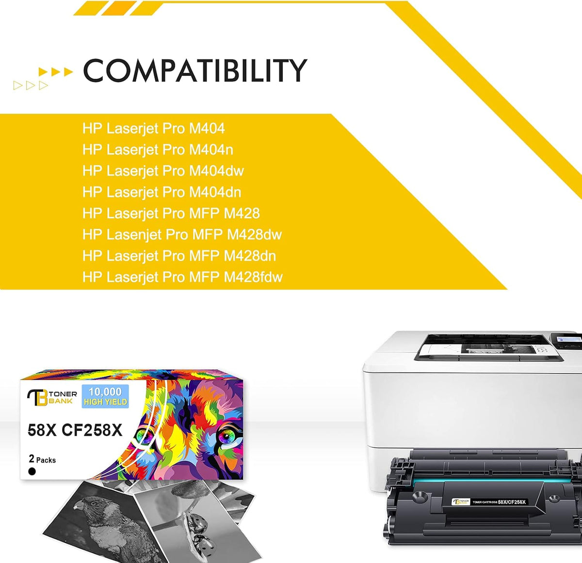 Black 2 Pack Compatible Toner Cartridge E651