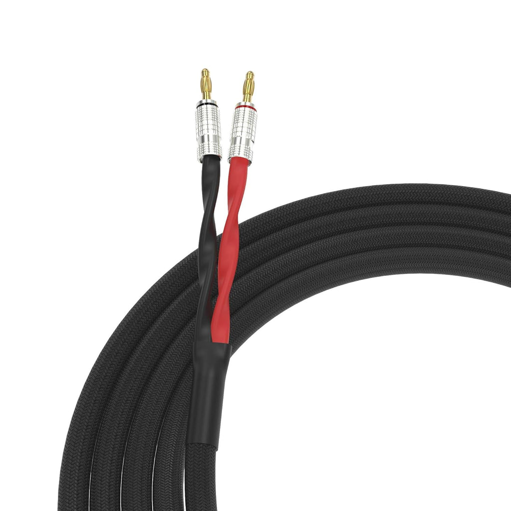 Black TechFlex 15 Feet Speaker Cable B6588