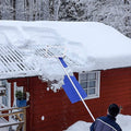 20 Feet Aluminum Frame Cloth Head Roof Snow Remover 1.2m 5 Sections N305042