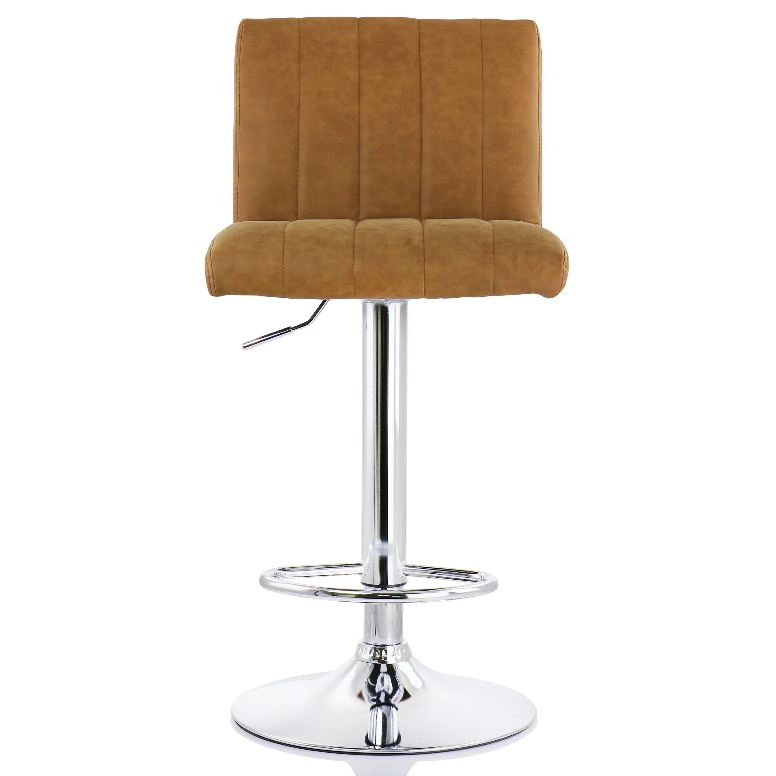 Camel Adjustable Height Swivel Bar Stool, Set of 2 D681