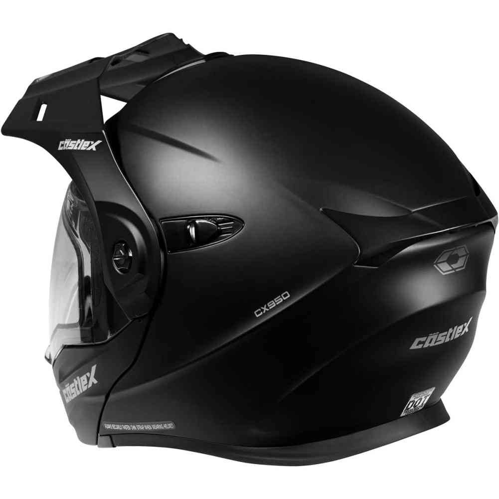 Solid Matte Black Modular Snowmobile Helmet N851392