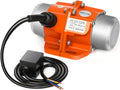 40W Concrete Vibrator Vibration Motor Single Phase AC 110V 3600RPM Aluminum Alloy Case Electric Asynchronous Vibrating Vibrators for Shaker Table N9414