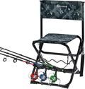 Folding Fishing Chair with Rod Holder F451