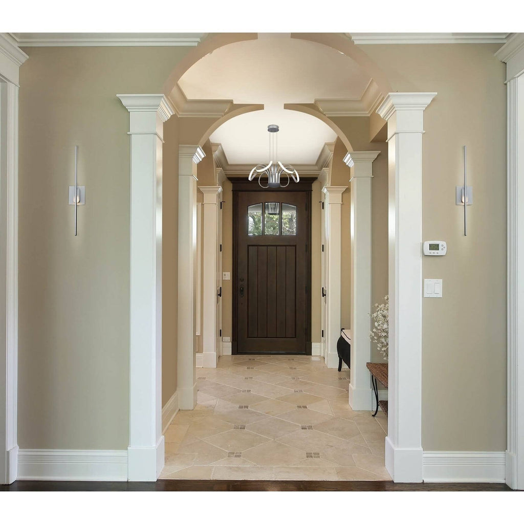 Swivel LED Sconce Silver D6998