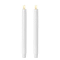 10x22 Moving Flame White Unscented Taper Candle Set of 2 A709285