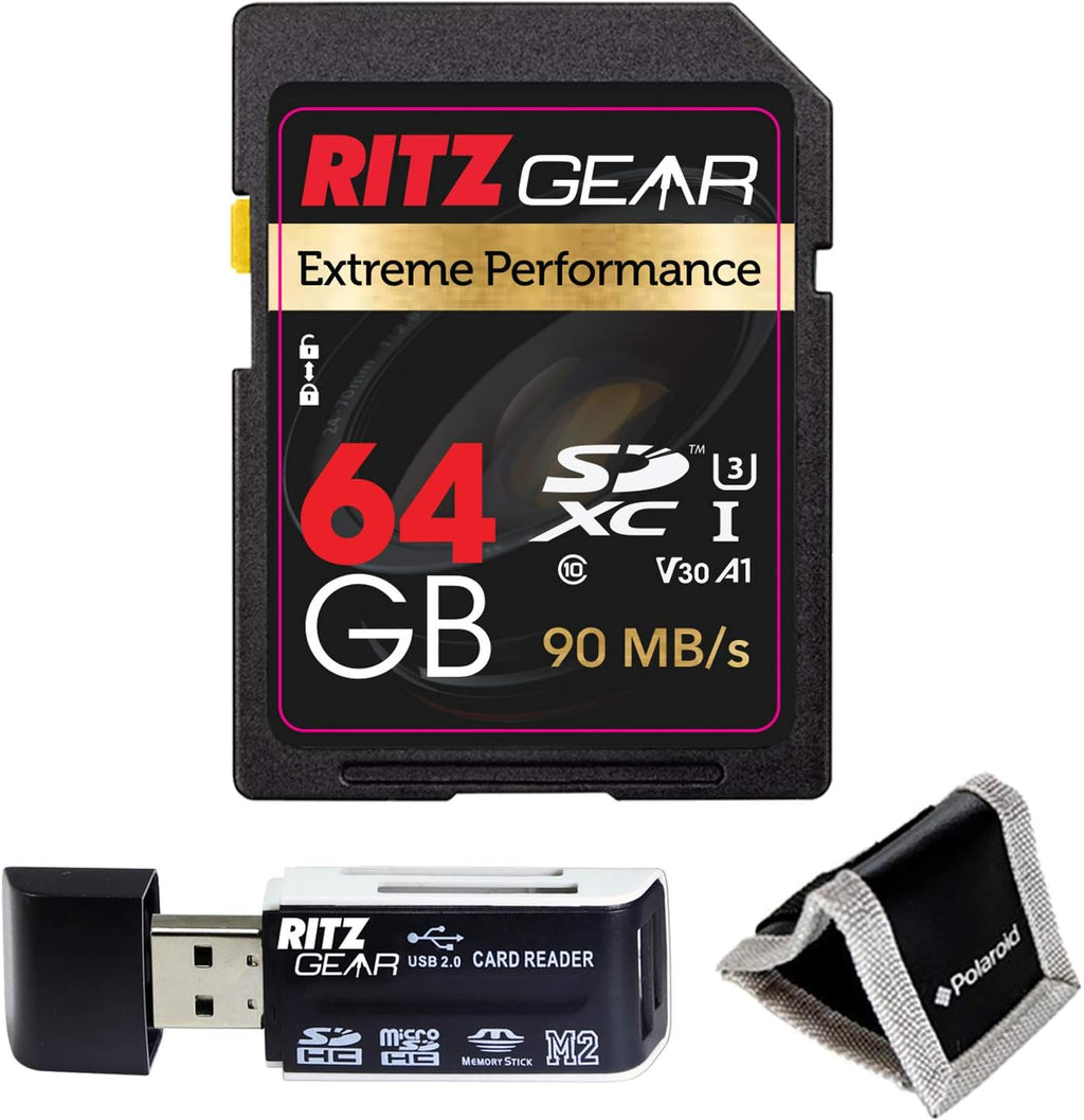 64GB UHS-I SDXC Memory Card 3 Units + Holder Pack of 2 G61447