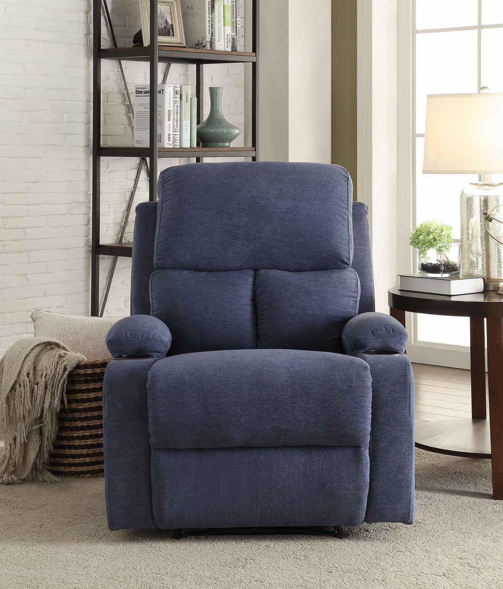 Blue Velvet Recliner N3614