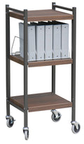 Woodgrain Vertical Chart File Cart U32173