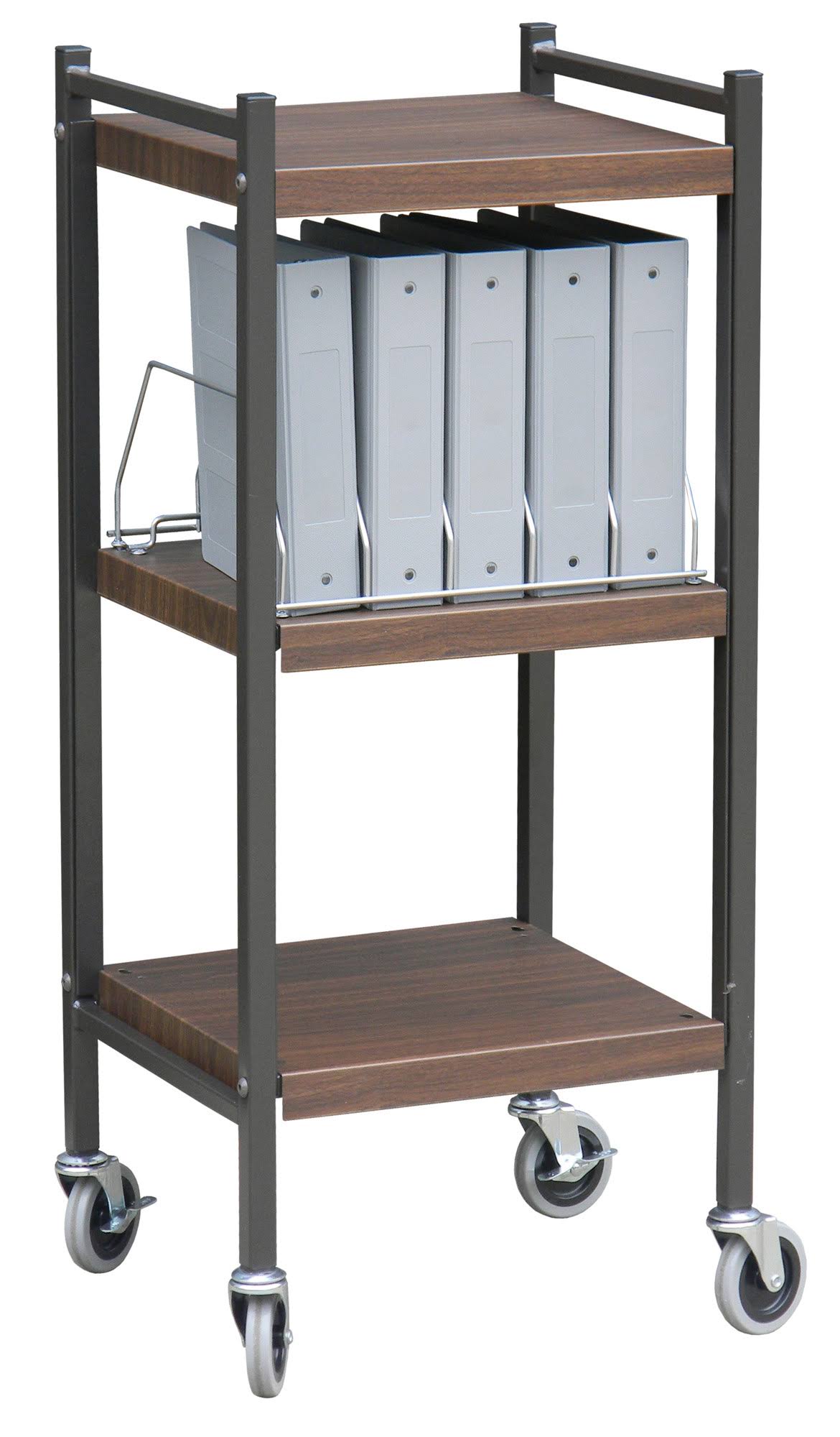 Woodgrain Vertical Chart File Cart U32173
