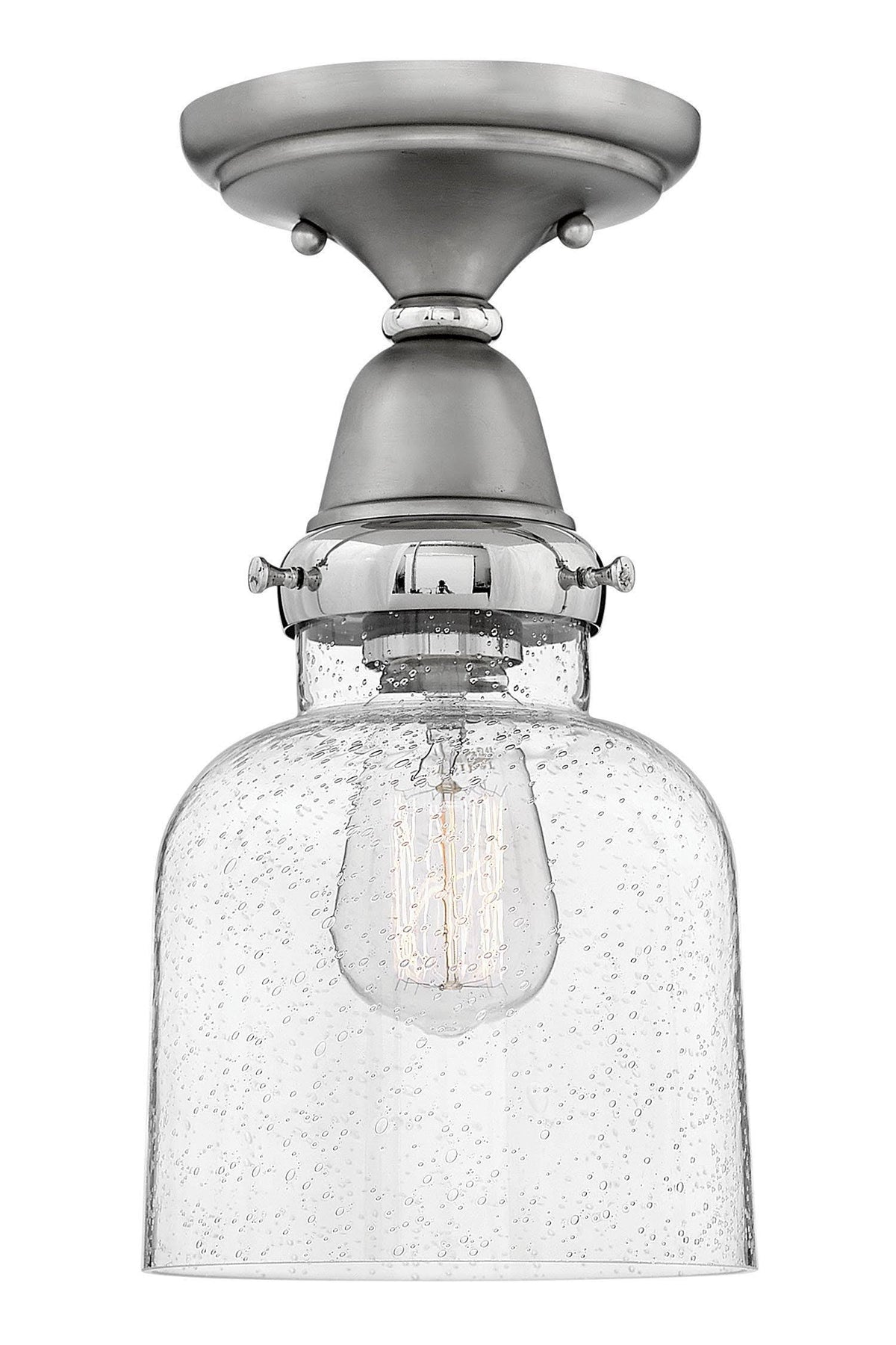1 Light Flush Mount English Nickel C7842