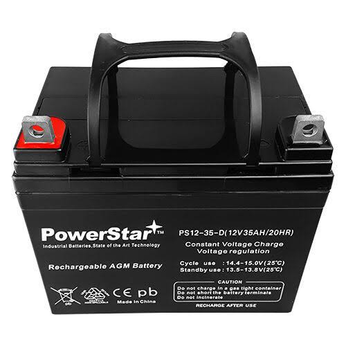 12 Volt 35 Amp Hour Sealed AGM Golf Cart Battery M884367